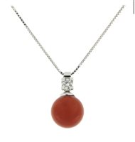 Collana Promesse Donna in Oro bianco Diamante